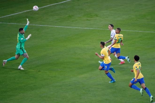Di Maria ghi bàn thắng duy nhất định đoạt số phận trận đấu. (Ảnh: Copa America)