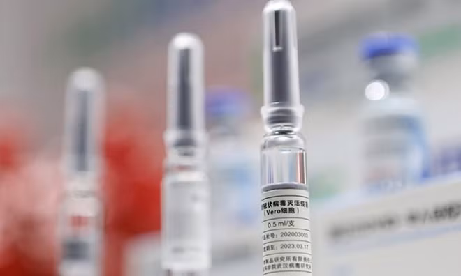 Vaccine COVID-19 của Sinopharm. Ảnh: VCG