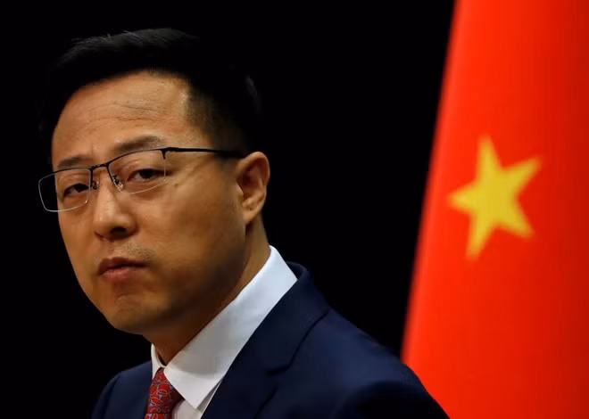Phát ngôn viên Bộ Ngoại giao Trung Quốc Triệu Lập Kiên. (Ảnh: Reuters)