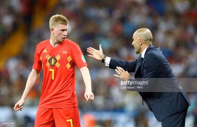 HLV Maritinez khẳng định De Bruyne là người không thể thay thế tại đội tuyển Bỉ.