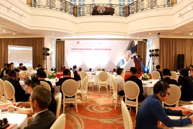 Hội thảo thu hút sự tham gia của hơn 40 doanh nghiệp hai nước.