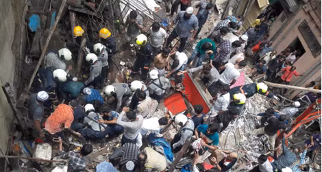 Ấn Độ: Sập tòa nhà ở Mumbai, ít nhất 4 người thiệt mạng