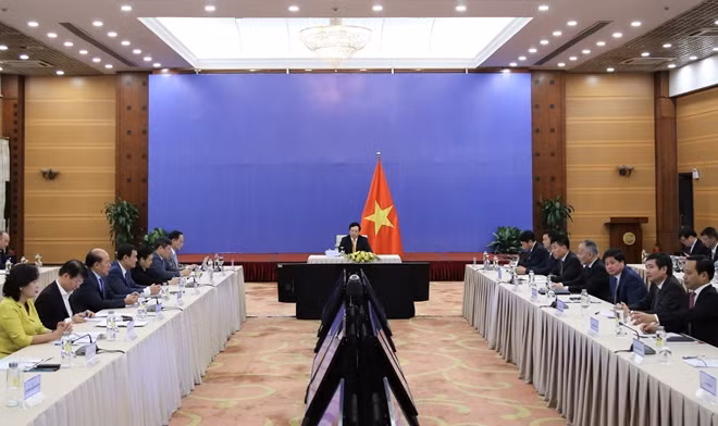 Phiên họp lần thứ 12 Ủy ban chỉ đạo hợp tác song phương Việt Nam - Trung Quốc được tổ chức dưới hình thức trực tuyến.