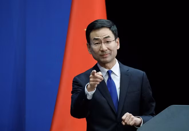 Phát ngôn viên Bộ Ngoại giao Trung Quốc Cảnh Sảng. (Ảnh: Reuters)