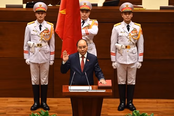 Chủ tịch nước Nguyễn Xuân Phúc tuyên thệ trước Quốc hội