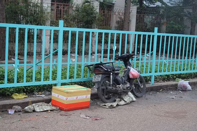 Hiện trường xảy ra vụ ẩu đả