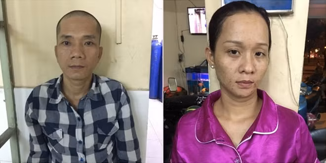 Hai đối tượng tại cơ quan điều tra