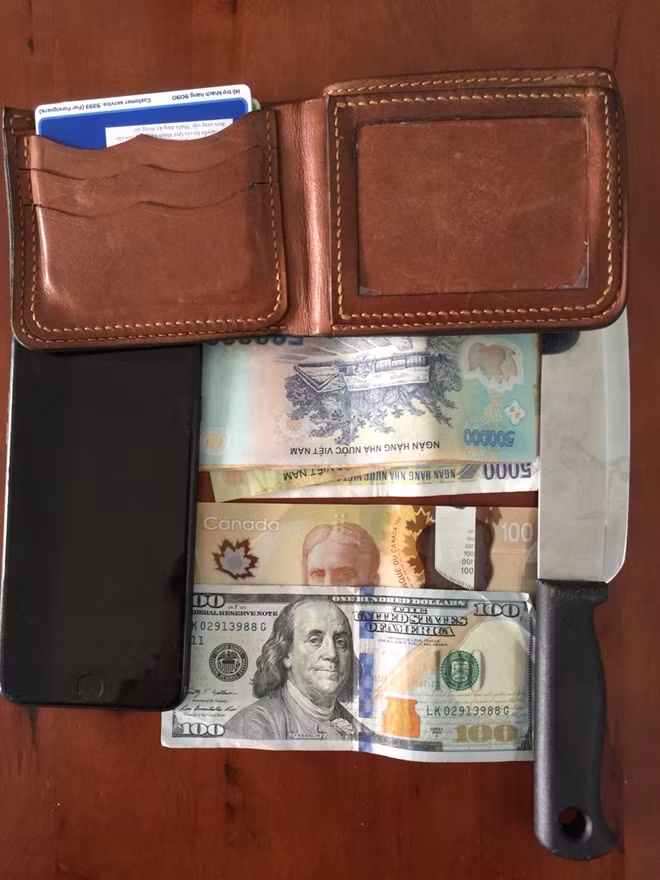 Tang vật của vụ cướp