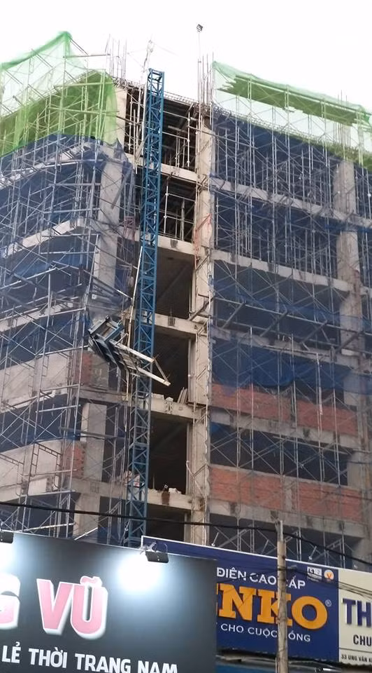 Công trình nơi xảy ra vụ TNLĐ khiến 1 công nhân tử vong