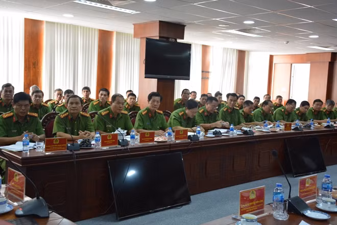 Lãnh đạo Cảnh sát PCCC TP Hồ Chí Minh