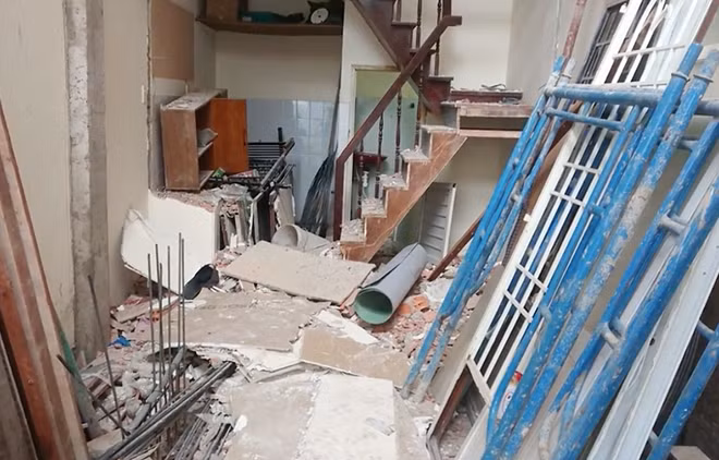 Hiện trường nơi xảy ra vụ TNLĐ