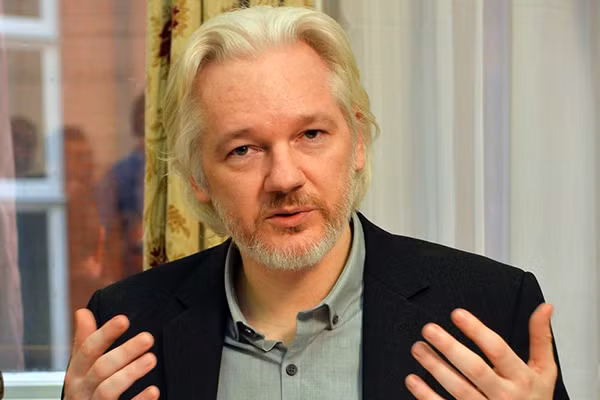 Ông Julian Assange. Ảnh ABC.