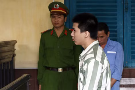 Bị cáo Thái tại phiên xử hôm nay. Bị cáo Thái tại phiên xử hôm nay.