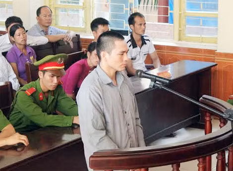 Bị cáo Lý Nguyễn Chung tại phiên xử sơ thẩm lần 1.