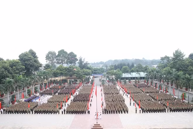 Toàn cảnh diễn ra buổi lễ.