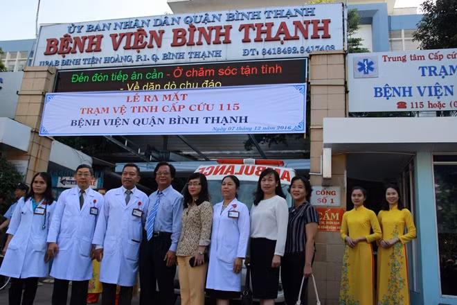 Buổi lễ ra mắt Trạm cấp cứu vệ tinh thứ 18.