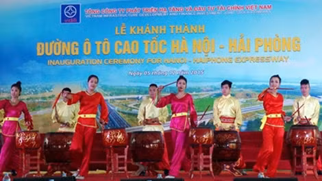 Lễ khánh thành đường ô tô cao tốc Hà Nội – Hải Phòng.