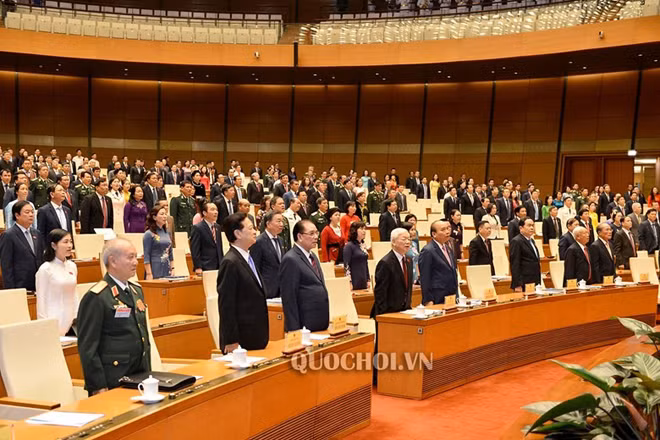 Các đại biểu dự phiên khai mạc.