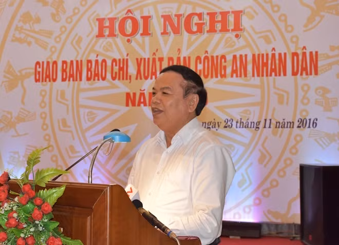 Đồng chí Mai Văn Ninh phát biểu tại hội nghị.
