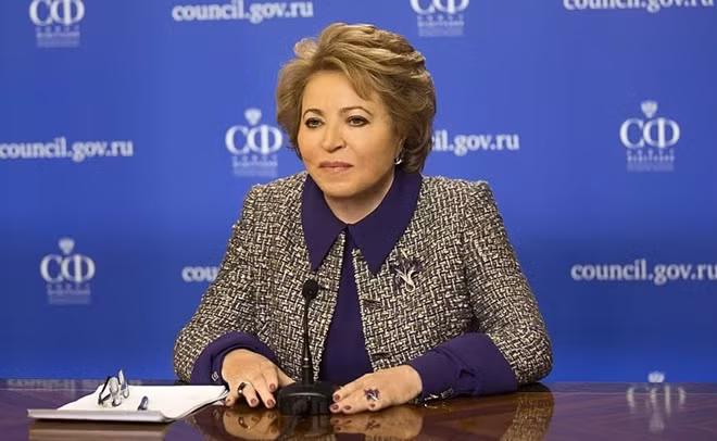 Chủ tịch Hội đồng Liên bang Nga Valentina Matvienko
