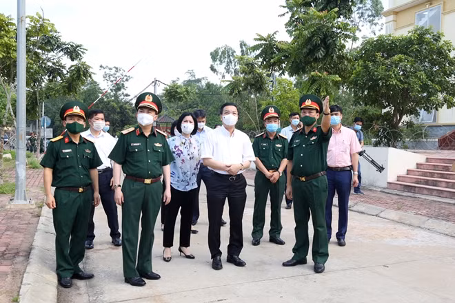 Trong khu cách ly tại Trường Quân sự có nhiều F1 của các chùm ca bệnh siêu lây nhiễm.