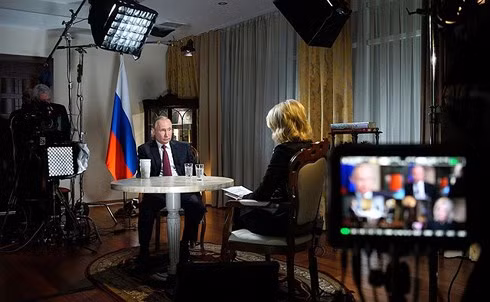 Tổng thống Nga Putin trả lời phỏng vấn đài NBC. Ảnh: en.kremlin.ru