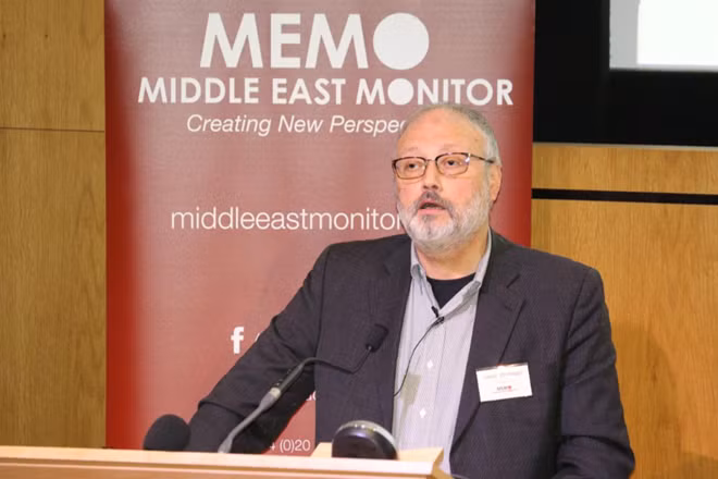 Chân dung nhà báo nghi bị sát hại Jamal Khashoggi. Ảnh: Reuters