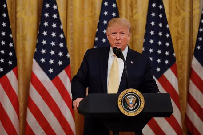 Tổng thống Mỹ Donald Trump. Ảnh: Reuters