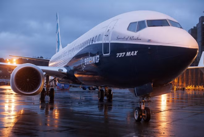 Boeing 737 MAX là một trong những mẫu máy bay đời mới nhất và hiện đại nhất của hãng Boeing. Ảnh: Reuters