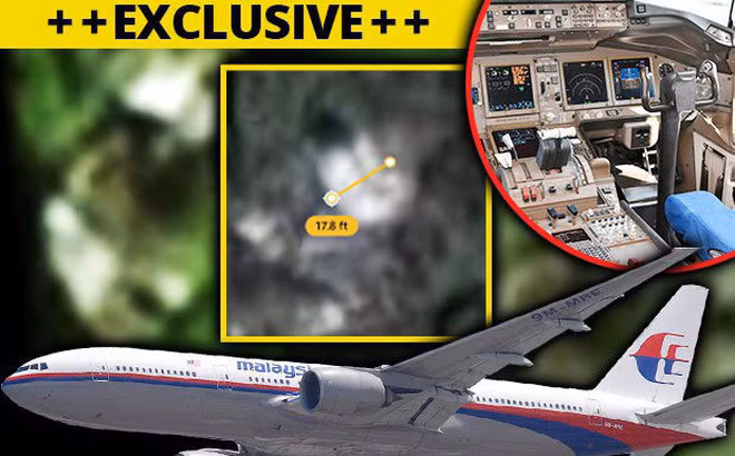 Hình ảnh công bố trước đó được cho là khoang lái của máy bay MH370. Ảnh: Daily Star Hình ảnh công bố trước đó được cho là khoang lái của máy bay MH370. Ảnh: Daily Star