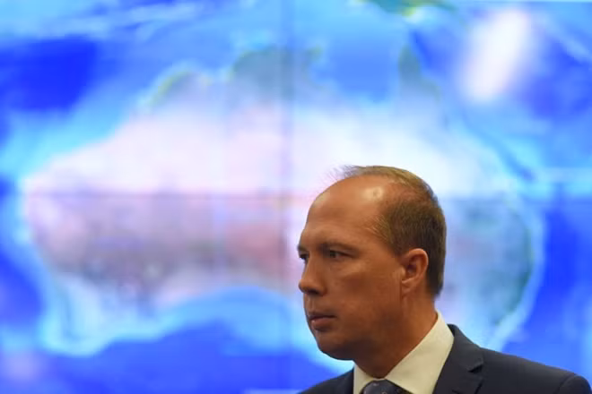 Bộ trưởng Bộ Nhập cư Australia Peter Dutton. Ảnh: AAP
