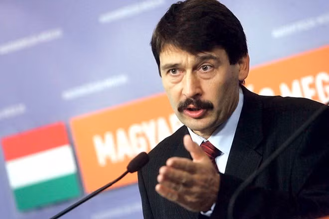 Tổng thống Hungary Ader Janos. (Nguồn: EPA)