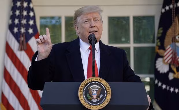 Tổng thống Mỹ Donald Trump. Ảnh: AP