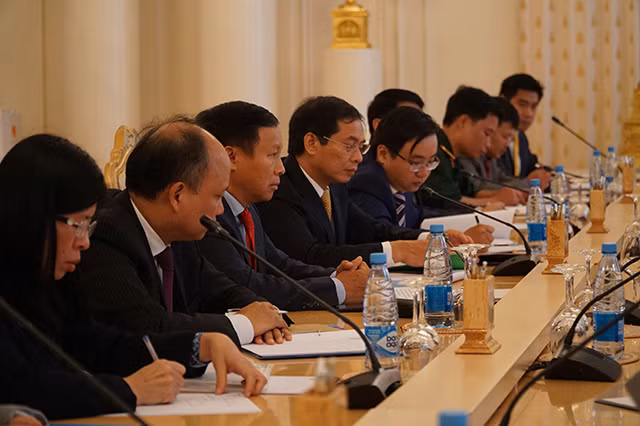 Đoàn đại biểu Việt Nam dự Đối thoại chiến lược thường niên Việt Nam - Nga lần thứ 10. Ảnh: Nhan dan Đoàn đại biểu Việt Nam dự Đối thoại chiến lược thường niên Việt Nam - Nga lần thứ 10. Ảnh: Nhan dan