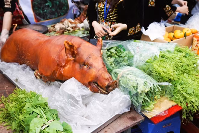 Góc ẩm thực khác lạ được đoàn Lạng Sơn đưa đến Lễ hội Ẩm thực Quốc tế năm nay.