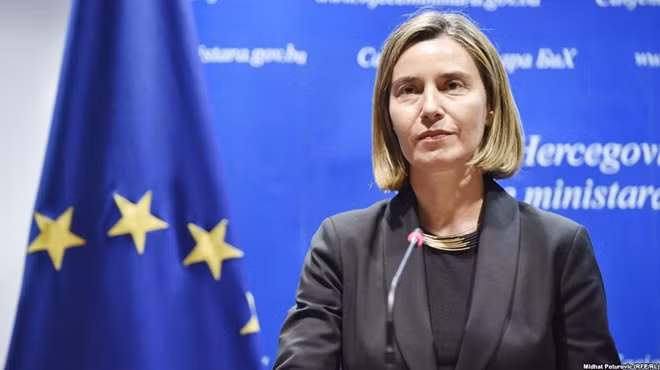 Đại diện cấp cao của EU về chính sách an ninh và đối ngoại Federica Mogherini. Ảnh: RL