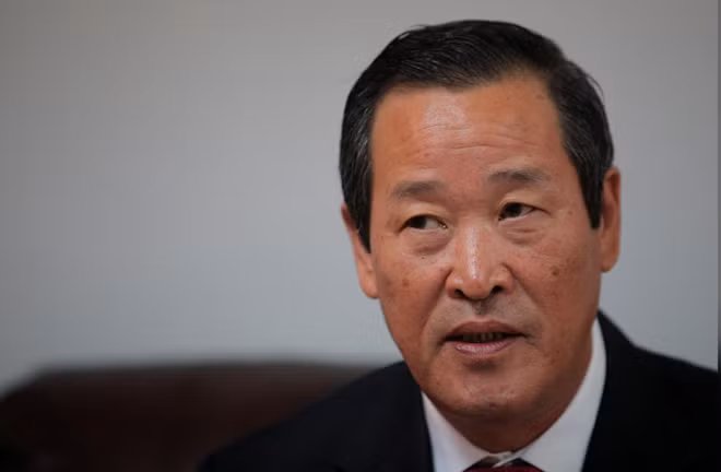 Đại sứ Triều Tiên tại Liên Hợp Quốc Kim Song. Ảnh: Reuters