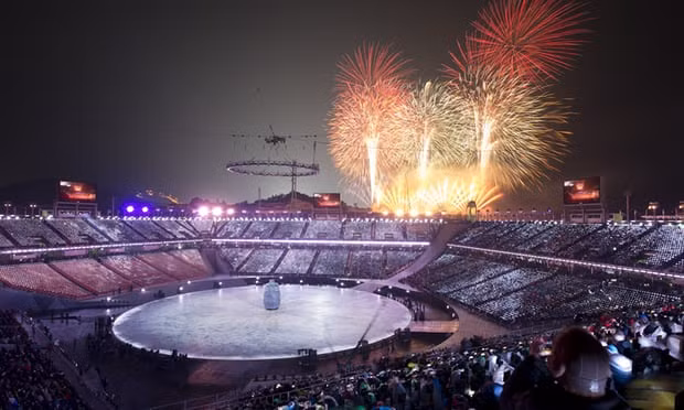 Hệ thống mạng của Thế vận hội mùa đông 2018 bị tin tặc tấn công vào đúng thời điểm lễ khai mạc diễn ra. Ảnh: The Guardian
