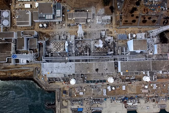 Thảm họa nổ nhà máy điện hạt nhận Fukushima Daiichi. Ảnh: BBC