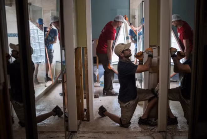 Texas đang dần hồi phục hậu bão Harvey. Ảnh: Reuters