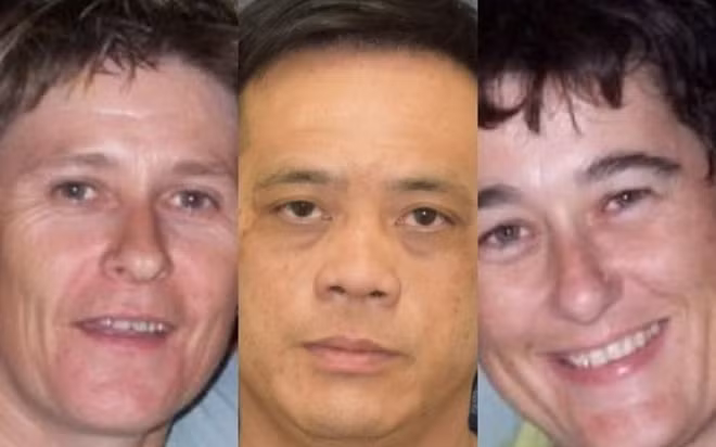 Chân dung 3 thành viên nhóm đi phượt được thông báo mất tích. Ảnh: Cảnh sát Australia