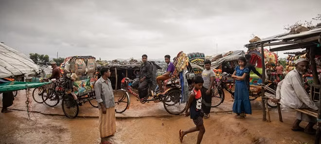 Những người dân Rohingya tại khu tị nạn ở Bangladesh. Ảnh: UN