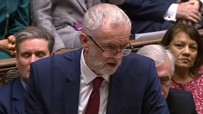 Thủ lĩnh Công đảng thuộc phe đối lập, Jeremy Corbyn. Ảnh: BBC