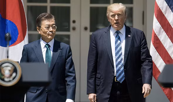 Mỹ-Hàn đang phối hợp tìm giải pháp ngoại giao cho vấn đề Triều Tiên. Ảnh: Reuters Mỹ-Hàn đang phối hợp tìm giải pháp ngoại giao cho vấn đề Triều Tiên. Ảnh: Reuters