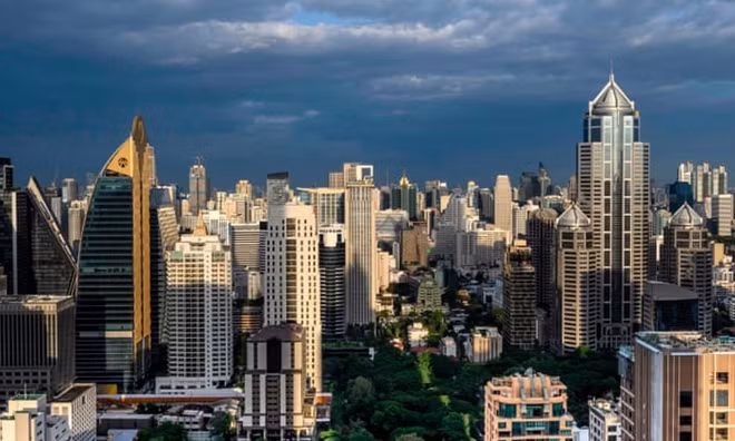 Thủ đô Bangkok của Thái Lan cũng đang đối mặt với một loạt thách thức đô thị. Ảnh: Getty