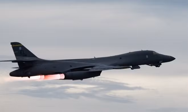 Máy bay B-1B Lancer của lực lượng Không quân Mỹ. Ảnh: INN