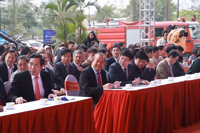 Các đại biểu tham dự lễ bế mạc Hội Báo toàn quốc 2019.