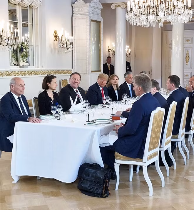Tổng thống Donald Trump gọi cuộc gặp giữa ông và người đồng cấp Putin là "một sự khởi đầu rất tốt". Ảnh: Twitter