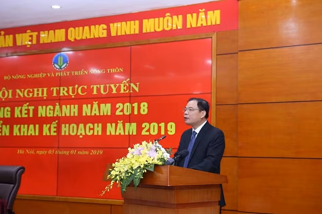 Bộ trưởng Bộ NN&PTNT Nguyễn Xuân Cường nêu mục tiêu xuất khẩu trên 43 tỷ USD vào năm 2019.