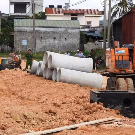 Hiện trường vụ tai nạn.